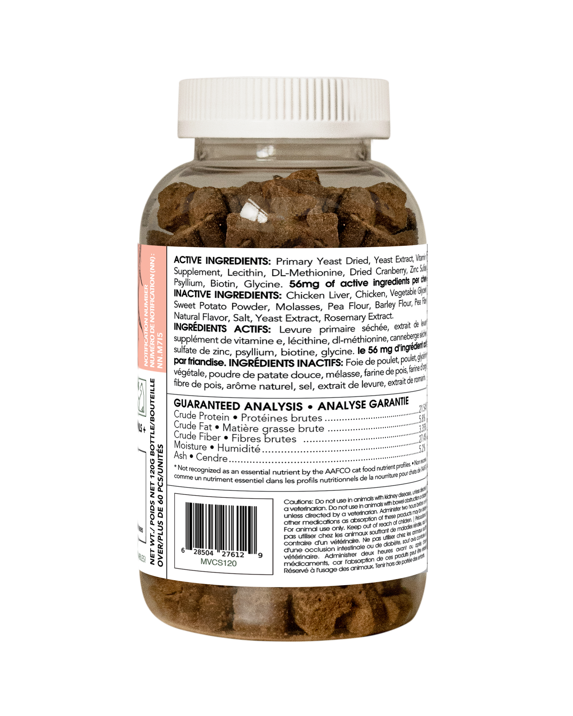MicraVet™ Cat Skin & Coat Hairball Health Formula Soft Chews