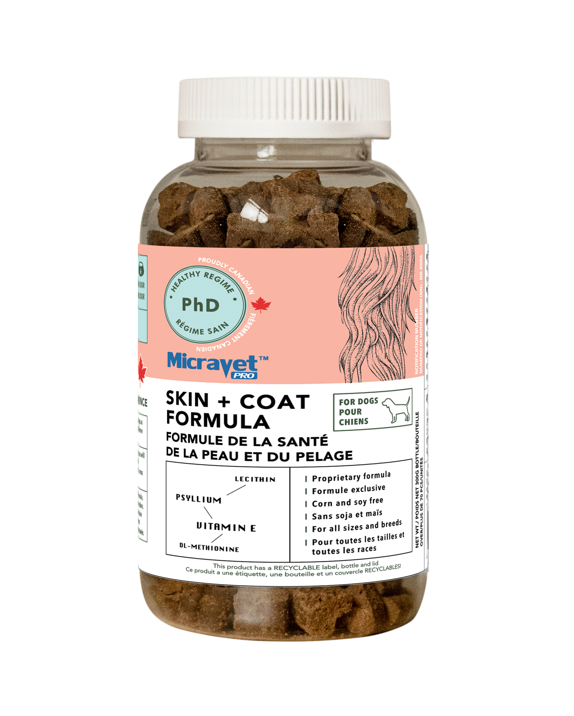 MicraVet™ Dog Skin & Coat Formula Soft Chews
