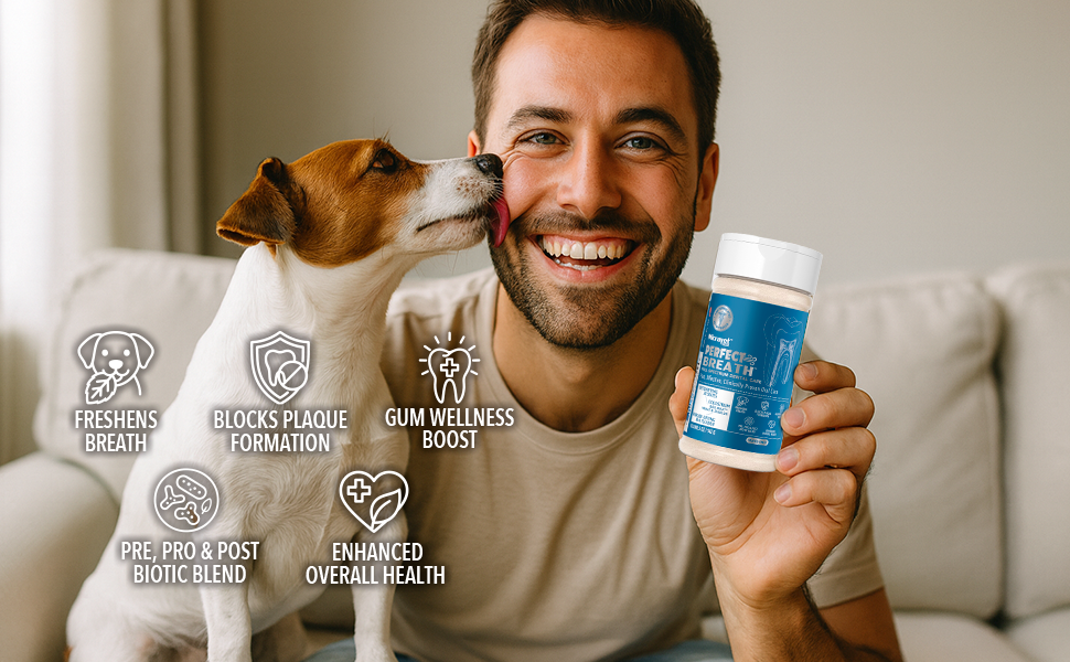 Perfect Breath™ For Dogs, Total Oral Care Dental Topper – 5 oz