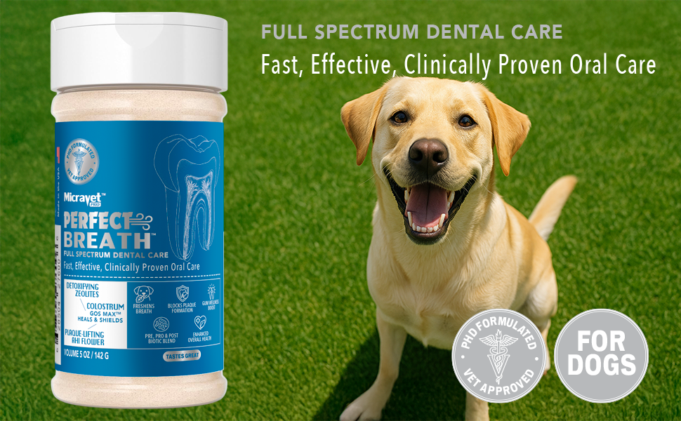 Perfect Breath™ For Dogs, Total Oral Care Dental Topper – 5 oz